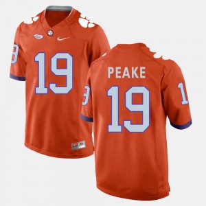 #19 Charone Peake Clemson Tigers College Football Men's Jersey - Orange