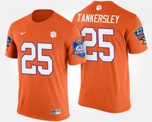 #25 Cordrea Tankersley Clemson Tigers Atlantic Coast Conference Sugar Bowl Bowl Game Men T-Shirt - Orange