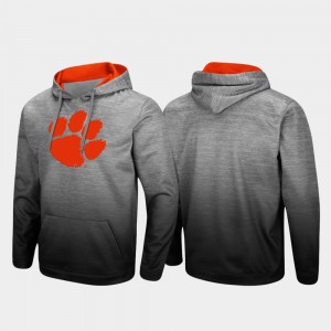 Clemson Tigers Sitwell Sublimated Mens Pullover Hoodie - Heathered Gray