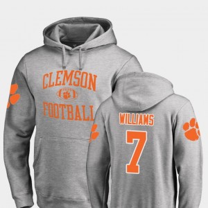 #7 Mike Williams Clemson Tigers Men's Neutral Zone College Football Hoodie - Ash