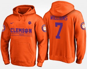 #7 Mike Williams Clemson Tigers Men's Hoodie - Orange