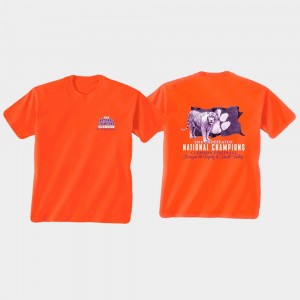 Clemson Tigers Tried College Football Playoff 2018 National Champions Men's T-Shirt - Orange