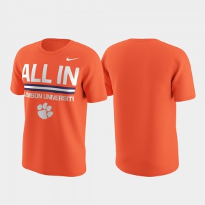 Clemson Tigers Men's Performance Local Verbiage T-Shirt - Orange