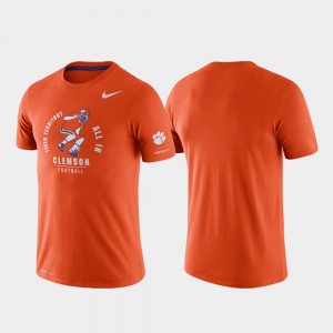 Clemson Tigers Men's Rivalry Tri-Blend Performance T-Shirt - Orange