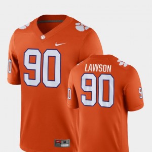 #90 Shaq Lawson Clemson Tigers Game College Football Mens Jersey - Orange