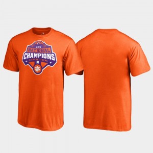 Clemson Tigers Youth(Kids) Gridiron College Football Playoff 2018 National Champions T-Shirt - Orange